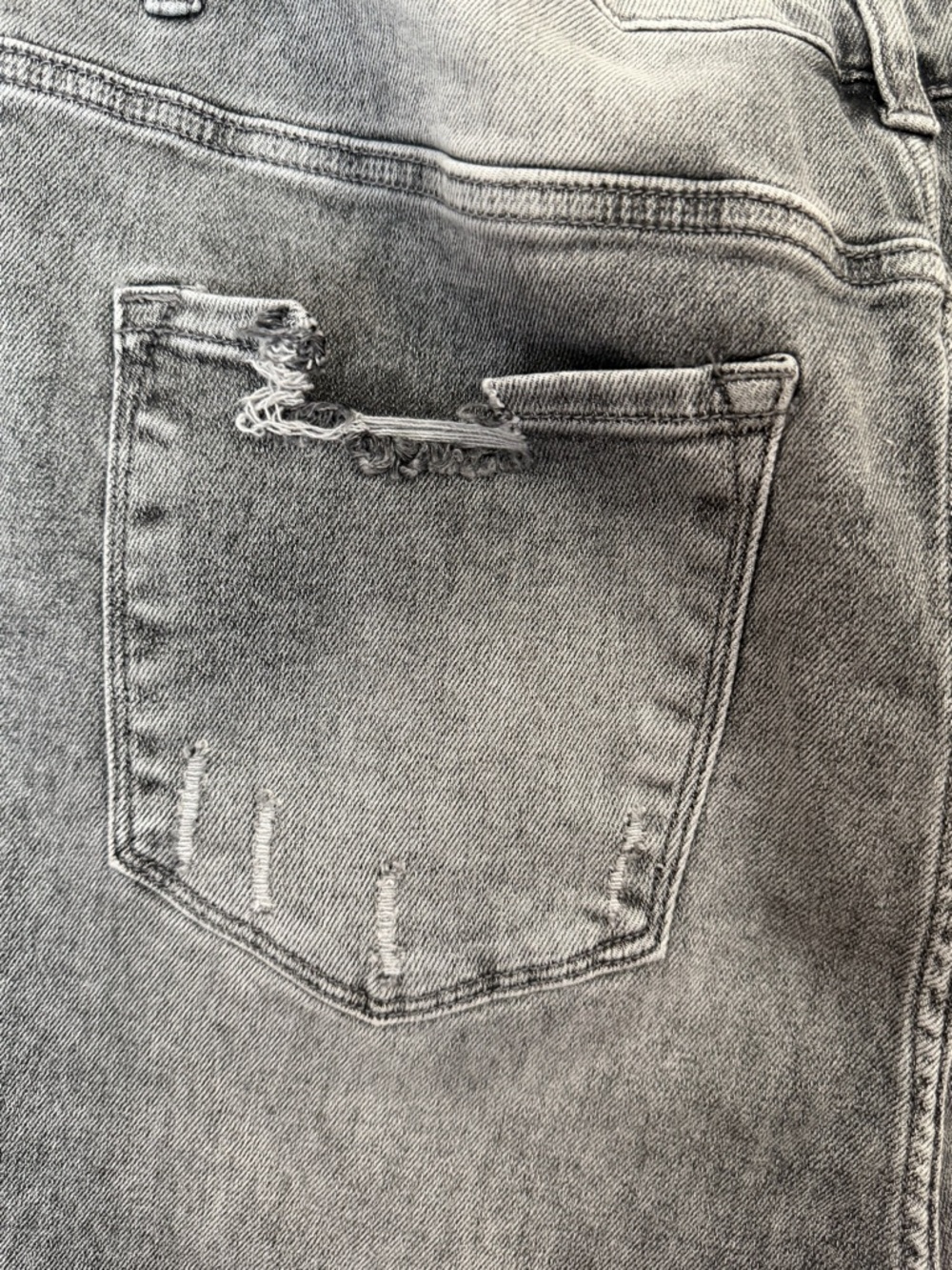 Risen High-Rise Faded Black Jeans - Picture 13 of 14